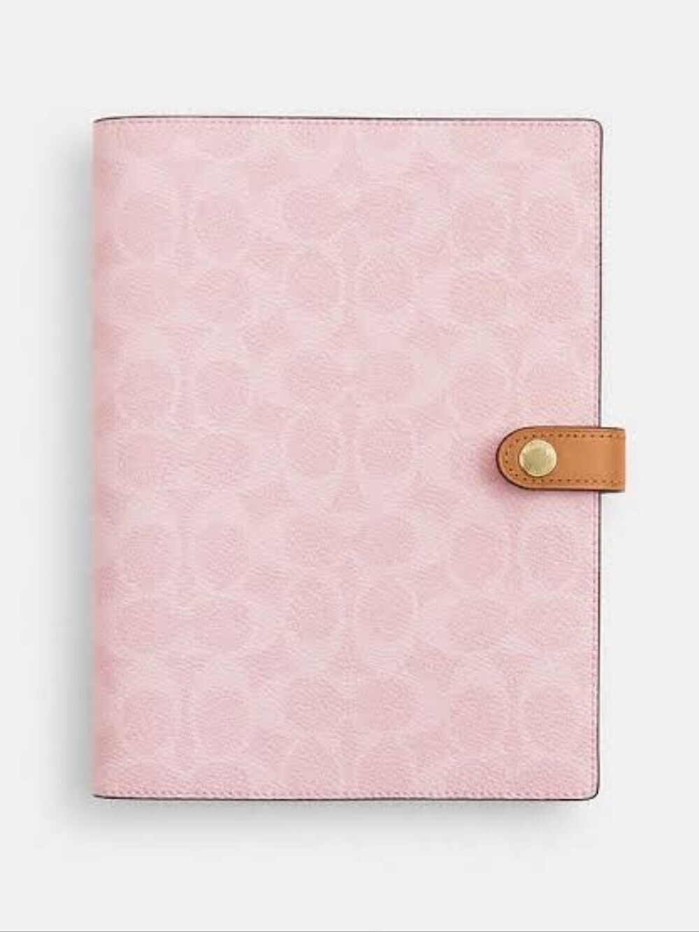 Coach Powder Pink Signature Notebook